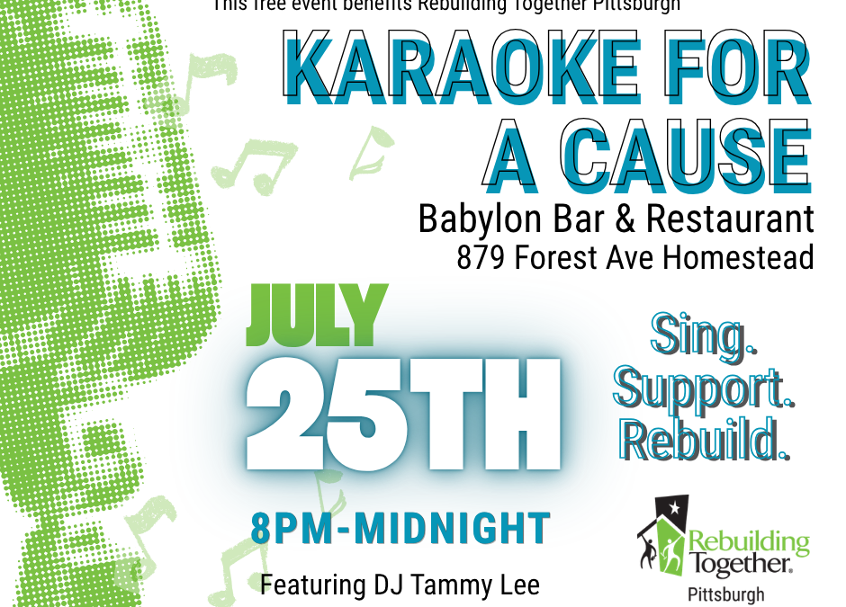 Sing, Support, & Rebuild: Join Us for a Fundraising Karaoke Night!