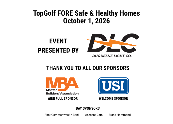 TopGolf FORE Safe & Healthy Homes: Presented by Duquesne Light Co